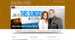 Desktop Screenshot of believersvictory.org